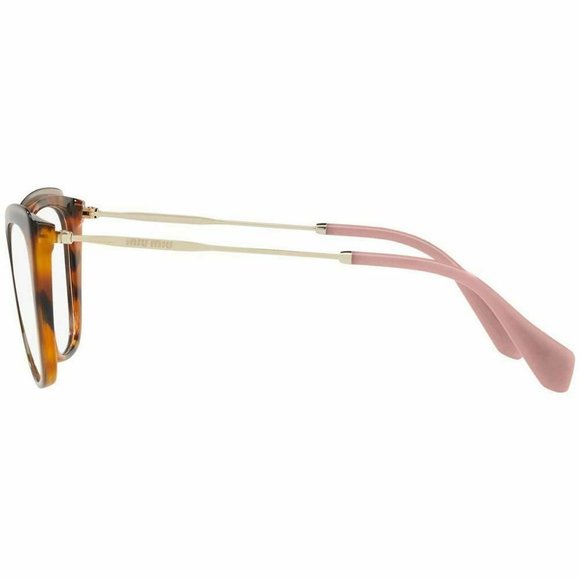 Miu Miu Cat Eye Eyeglasses Havana W/Demo Lens